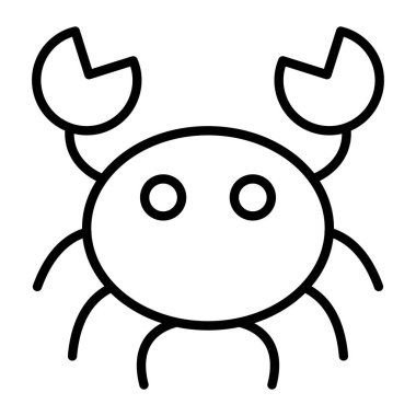 Web simgesi Yengeç, illüstrasyon vektör