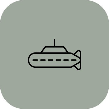 Projeniz için vektör denizaltı simgesi