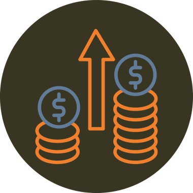 iş büyümesi simgesi vektör illüstrasyonu