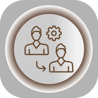 vektör çizim tasarım dişli simgesini