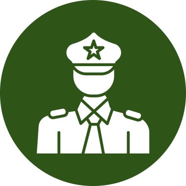 asker simgesi vektör illüstrasyonu