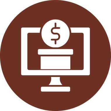 İş konsepti simgesinin vektör illüstrasyonu