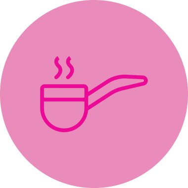 Bir fincan çay ikonu, vektör illüstrasyon tasarımı