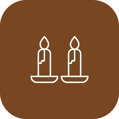 Mumlar vektör simgesi, simge vektör illüstrasyonu