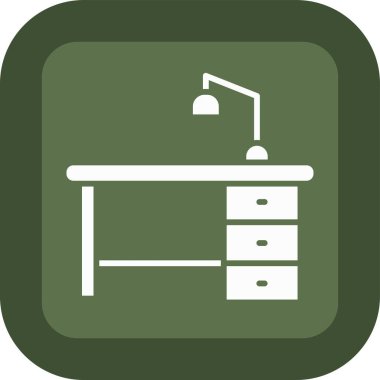 Masa simgesi, vektör illüstrasyonu