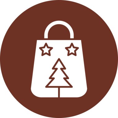 Düz stil izole edilmiş arka planda noel ağacı simgesi. Noel ve tatiller