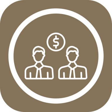 İnsan simgesinin vektör illüstrasyonu