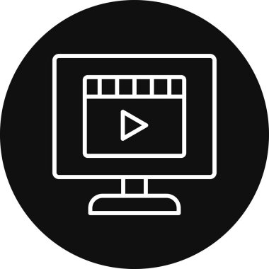 Kolayca düzenleyebilen veya düzenleyebilen Bilgisayar Vektörü simgesi