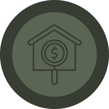 Ev simgesi vektör illüstrasyonu