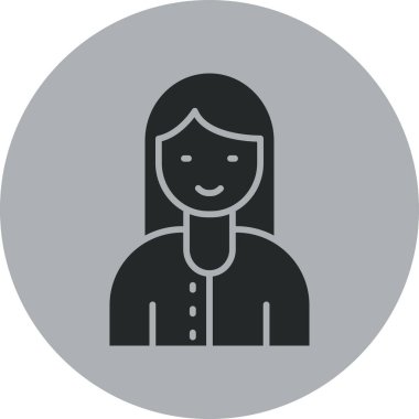 Kadın vektör illüstrasyonu