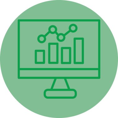 seo modern simgesinin vektör illüstrasyonu