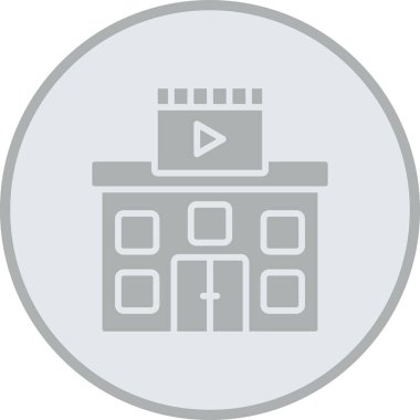 Vektör TV simgesi illüstrasyonu