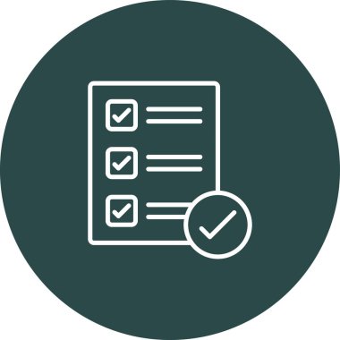 vektör onay işareti simgesi