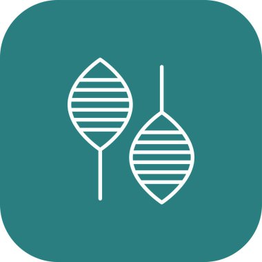 Kokteyl vektör simgesinin gösterimi.