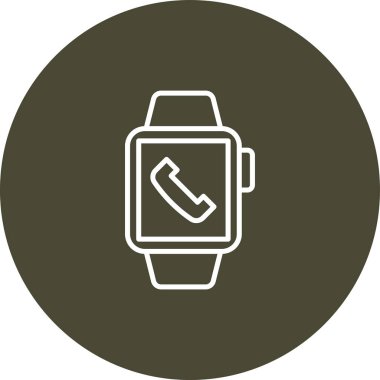 smartwatch simge vektör çizimi