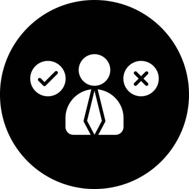 iş simgesi vektör illüstrasyonu