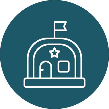 Bir çan simgesinin vektör illüstrasyonu