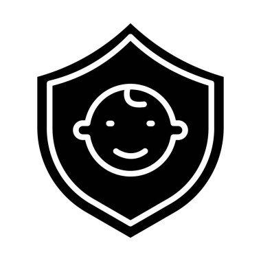 bebek ikonu vektör illüstrasyonu