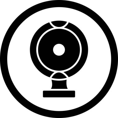 Kamera. Web simgesi basit illüstrasyon