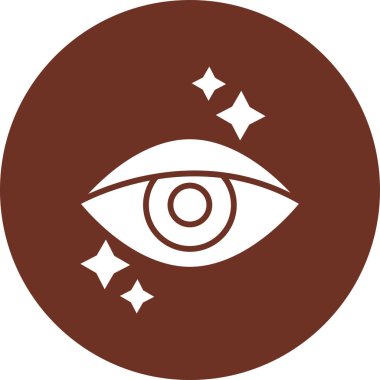 Göz simgesi vektör illüstrasyonu