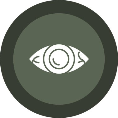 Göz simgesi vektör illüstrasyonu