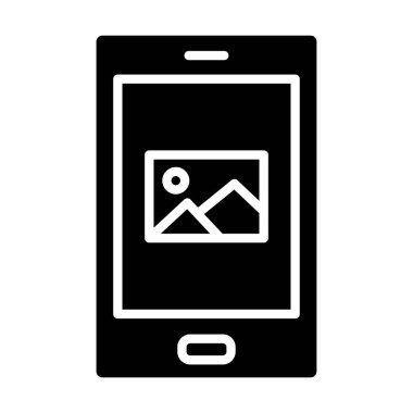 telefon vektörü simgesi düz simgesi