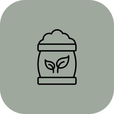 güzel çiçek saksısı vektör simgesi