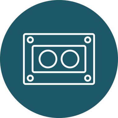 Modern simgenin vektör illüstrasyonu