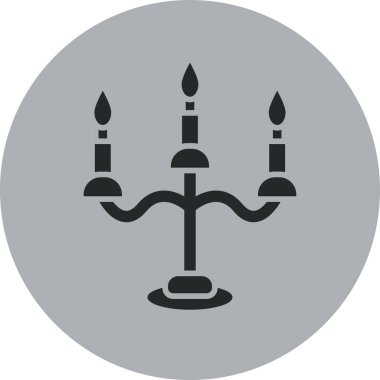 Mum Tutucu simgesi, vektör illüstrasyonu