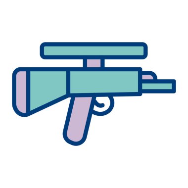 Silah silah ikonu. vektör illüstrasyonu