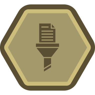 Modern bir simgenin vektör illüstrasyonu