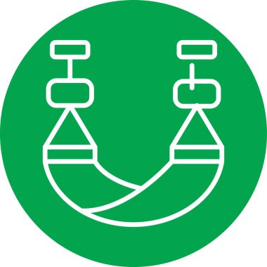 Eşsiz at nalı vektör simgesi