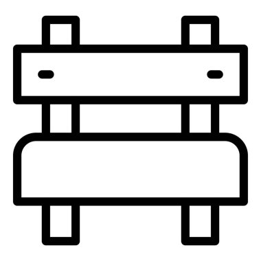 kanepe ikonu vektör illüstrasyonu