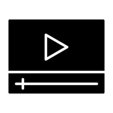 Kişisel ve ticari kullanım için vektör çoklu ortam simgesini.