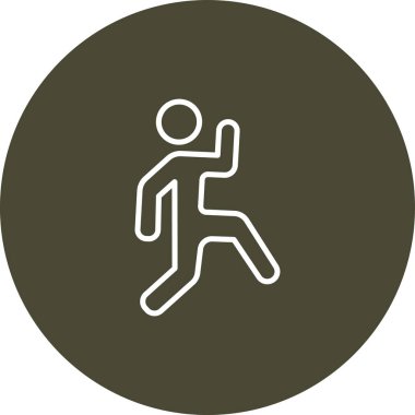 çalışan figür vektör simgesi modern basit tasarım