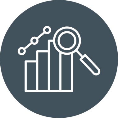 grafik simgesinin vektör illüstrasyonu