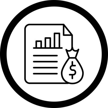 Mali tablo. Web simgesi basit illüstrasyon