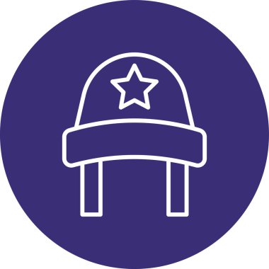 Polis simge vektör çizim