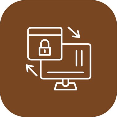 Web simgesi vektör illüstrasyonu