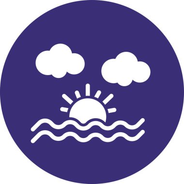 Yaz güneş illüstrasyon vektör