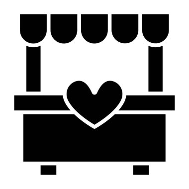 Göğüs göğsü simgesi taslak biçiminde