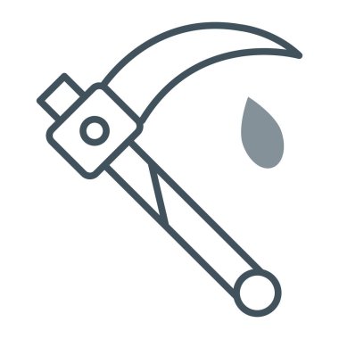 İngiliz anahtarı. Web simgesi basit illüstrasyon