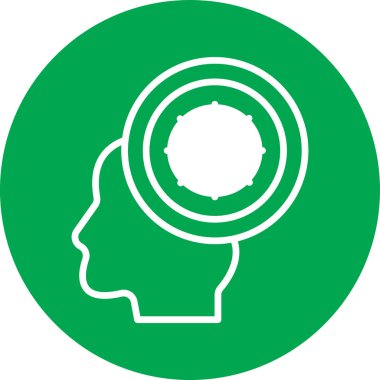 Vektör Beyin simgesi illüstrasyonu