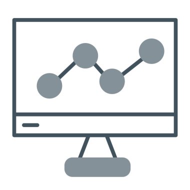 Web tasarımı ve geliştirme düz vektör simgesi