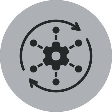 Teçhizat Web simgesi basit illüstrasyon