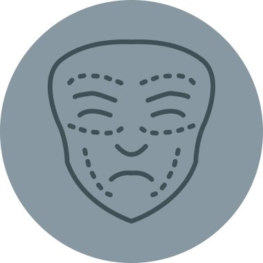 Modern simgenin vektör illüstrasyonu