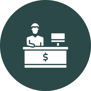 Dizüstü bilgisayarı olan bir kadının vektör çizimi