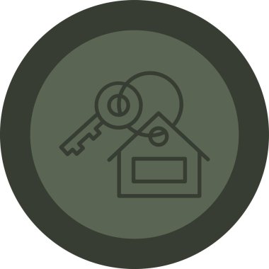 Ev simgesi vektör illüstrasyonu