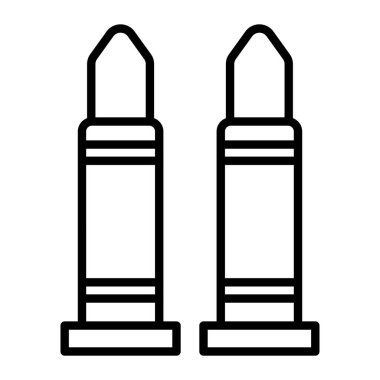 Ruj ikonu. Beyaz arkaplanda izole edilmiş web için ruj vektör simgelerinin özet çizimi