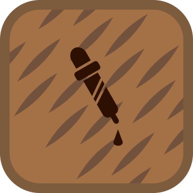 tahta kalemin vektör simgesi